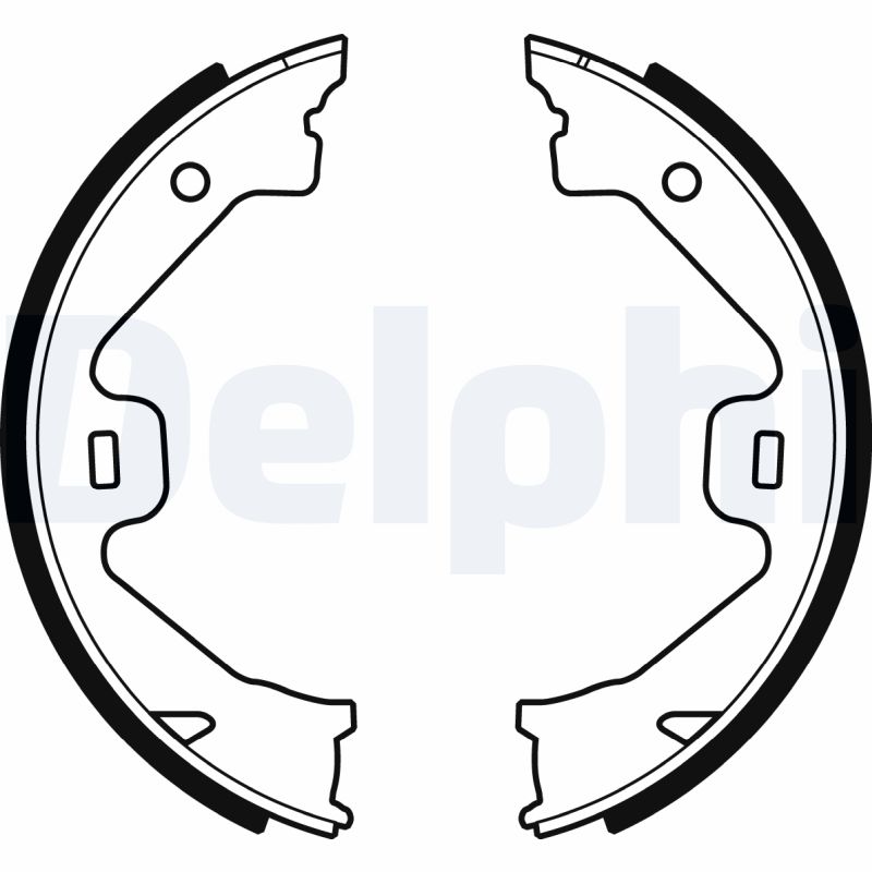 Brake Shoe Set, parking brake - LS1930 DELPHI