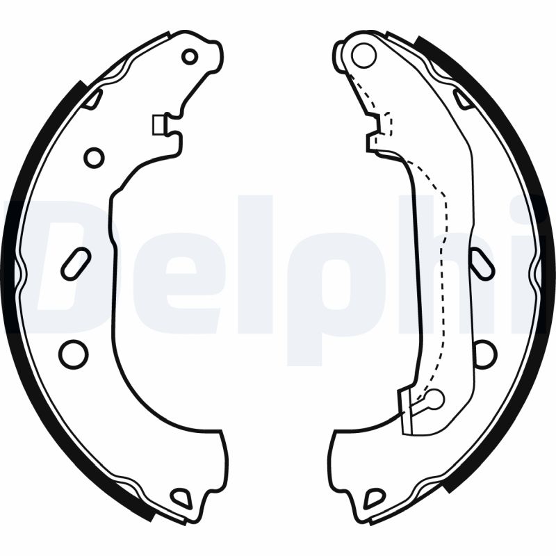 Brake Shoe Set - LS1940 DELPHI