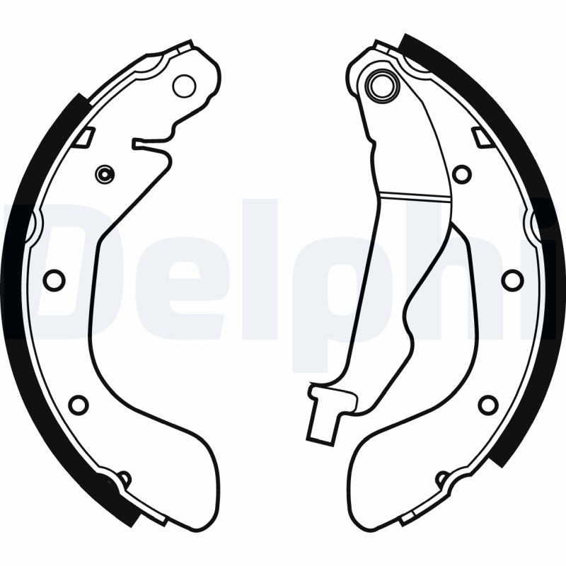Brake Shoe Set - LS1969 DELPHI
