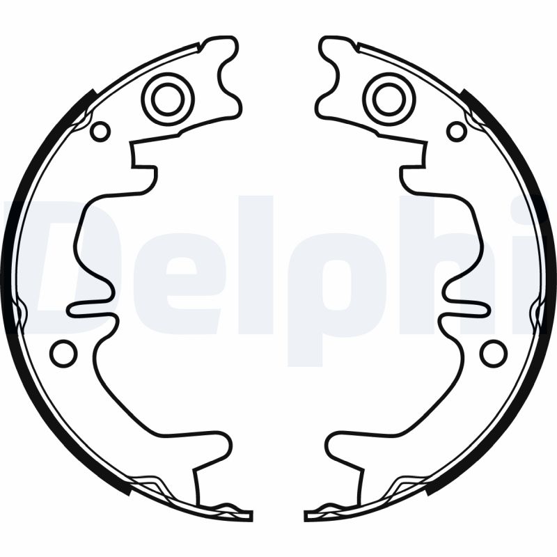 Brake Shoe Set, parking brake - LS1974 DELPHI