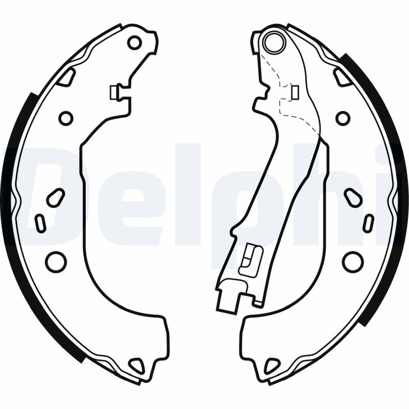 Brake Shoe Set - LS1979 DELPHI