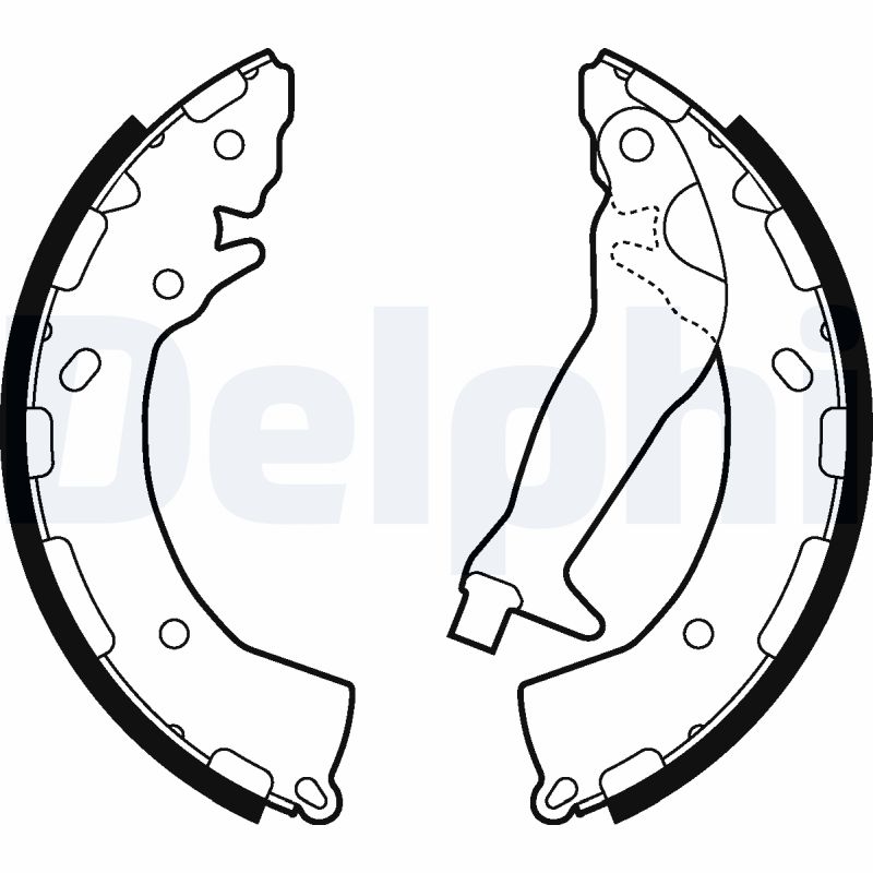 Brake Shoe Set - LS2010 DELPHI