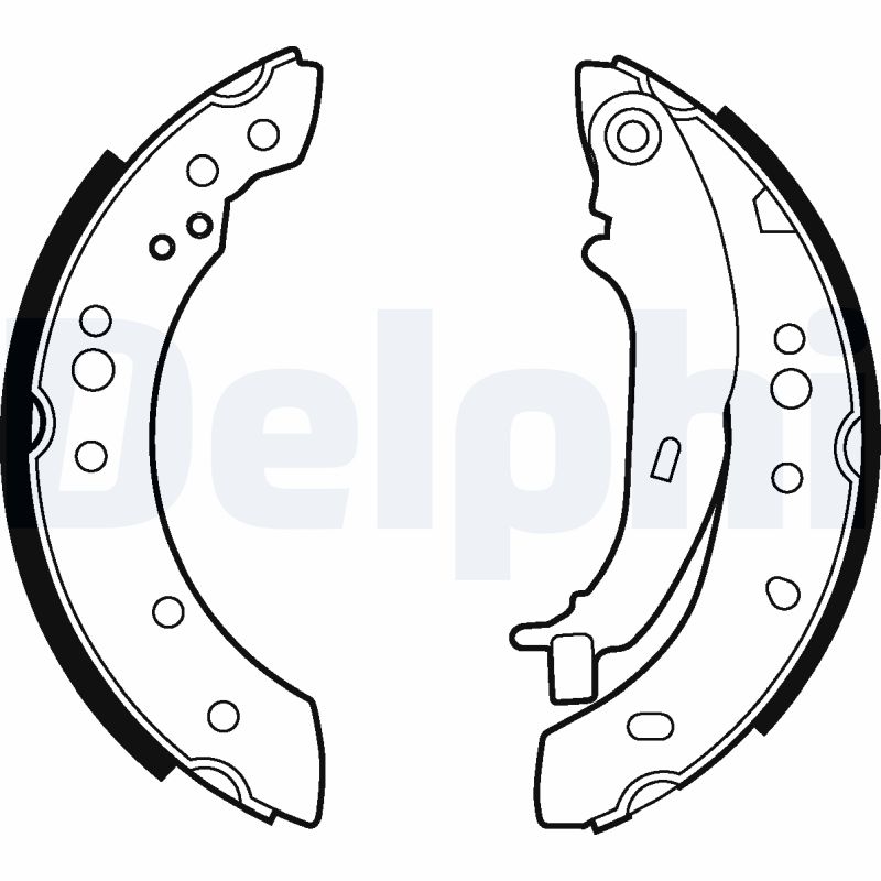 Brake Shoe Set - LS2013 DELPHI