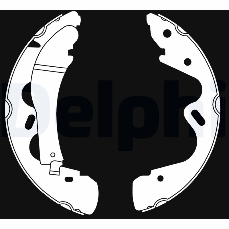 Kit ganasce freno - LS2019 DELPHI