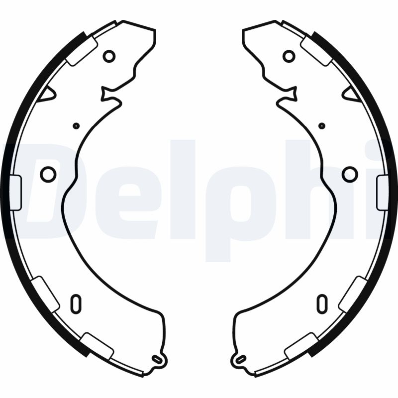 Brake Shoe Set - LS2064 DELPHI