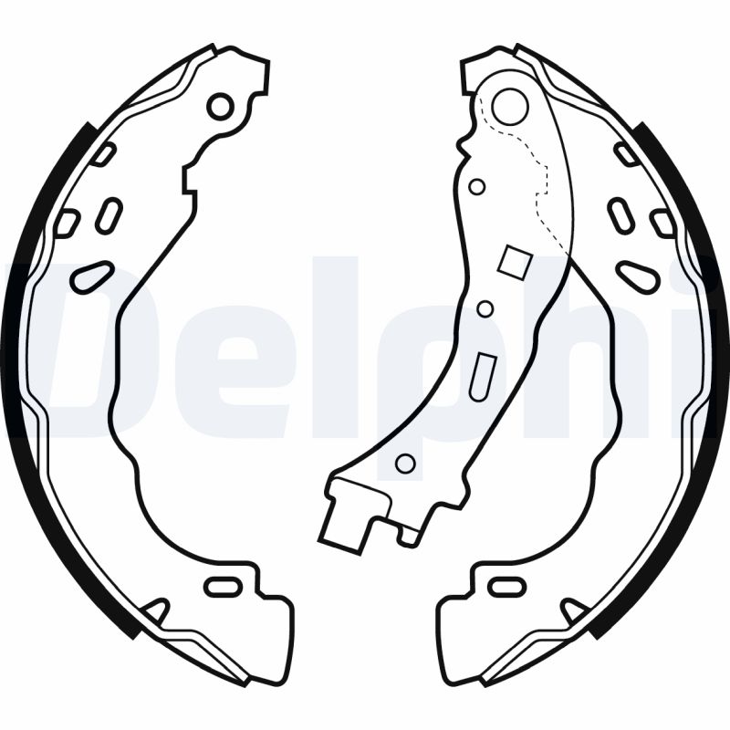 Brake Shoe Set - LS2065 DELPHI
