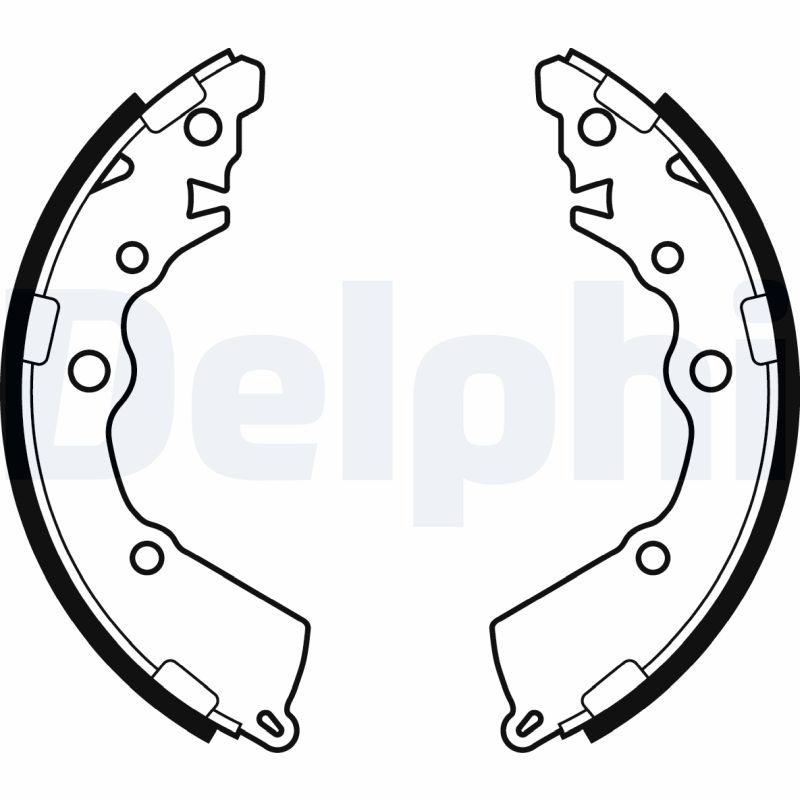 Bremsbackensatz - LS2068 DELPHI