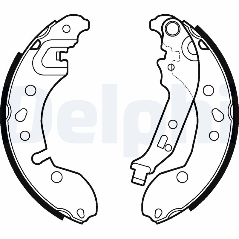 Brake Shoe Set - LS2124 DELPHI
