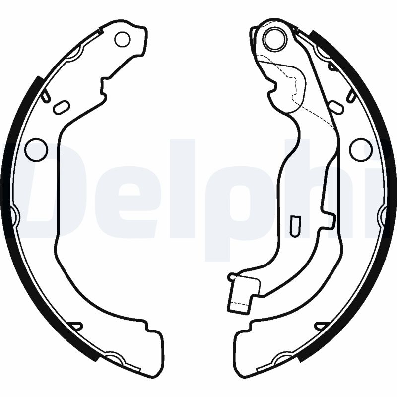 Brake Shoe Set - LS2127 DELPHI