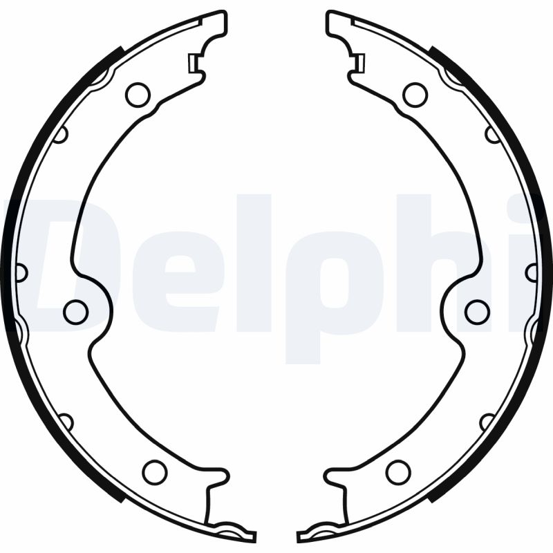 Комплект тормозных колодок - LS2131 DELPHI