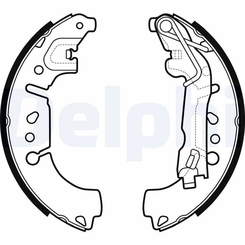 Комплект тормозных колодок - LS2135 DELPHI