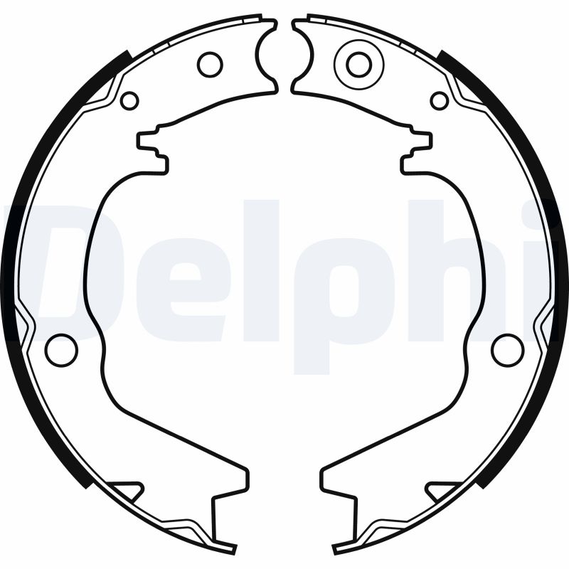 Kit ganasce freno - LS2145 DELPHI