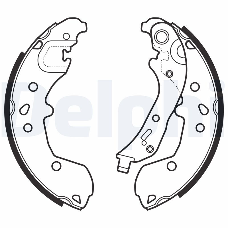 Kit ganasce freno - LS2148 DELPHI