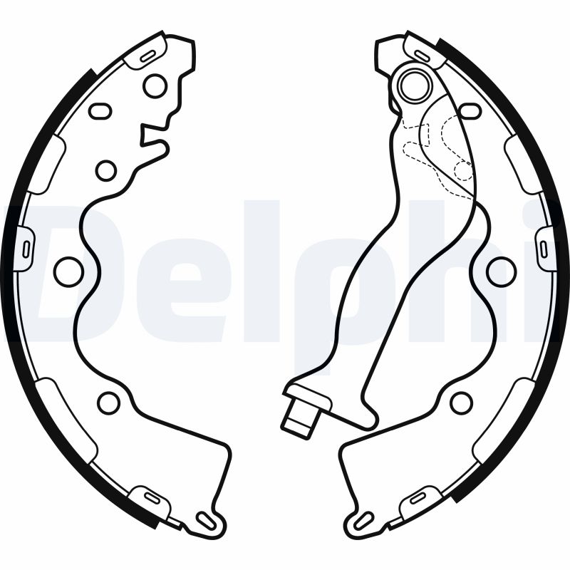 Brake Shoe Set - LS2165 DELPHI