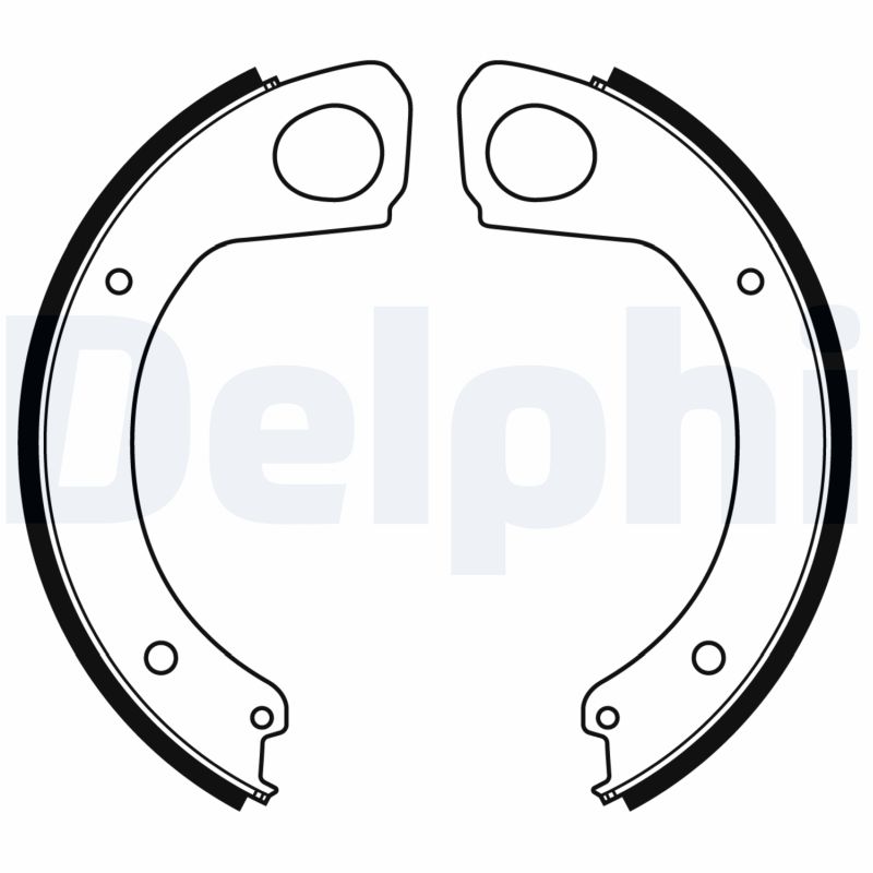 Kit ganasce, Freno stazionamento - LS2174 DELPHI
