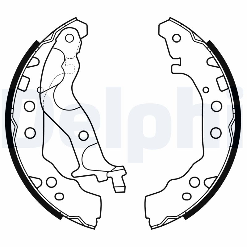 Brake Shoe Set - LS2175 DELPHI