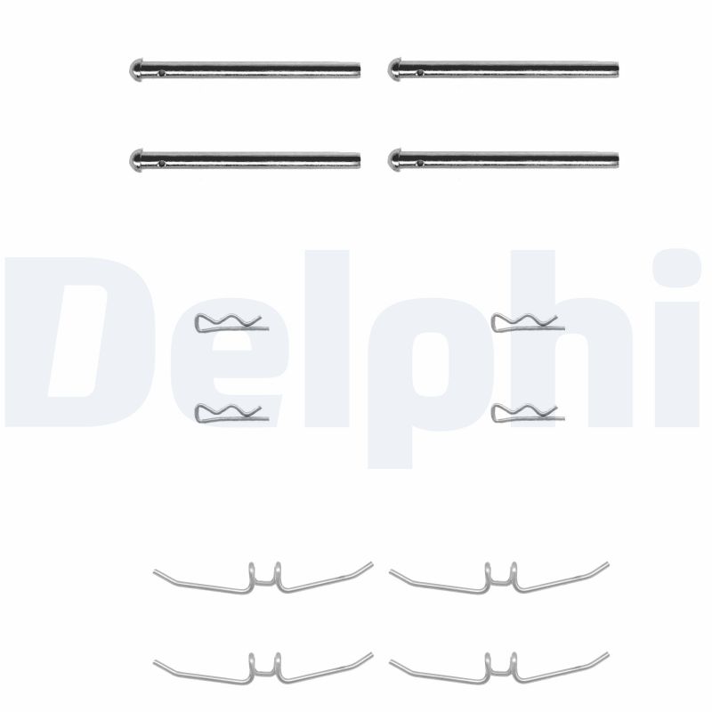 Kit accessori, Pastiglia freno - LX0001 DELPHI