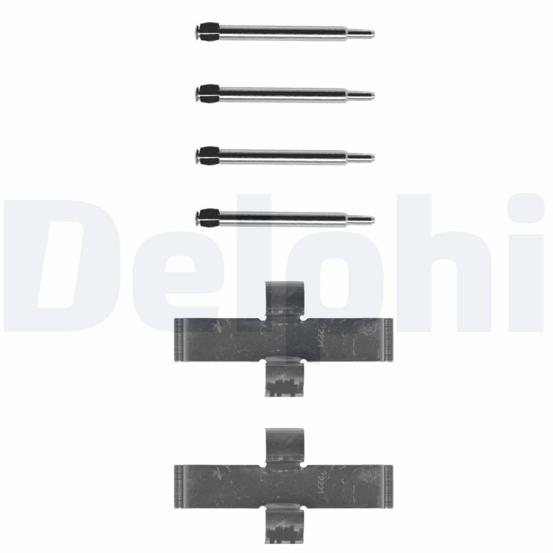 Комплектующие, колодки дискового тормоза - LX0013 DELPHI