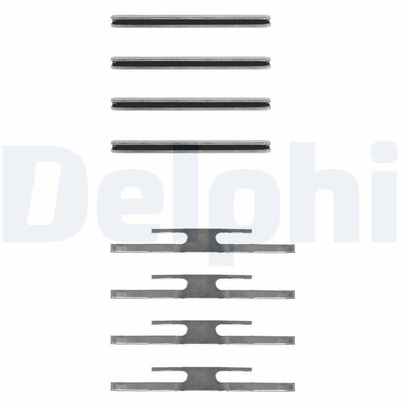 Kit accessori, Pastiglia freno - LX0035 DELPHI