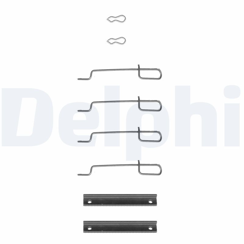 Kit accessori, Pastiglia freno - LX0044 DELPHI