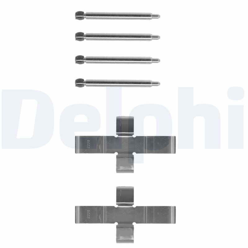 Accessory Kit, disc brake pad - LX0047 DELPHI