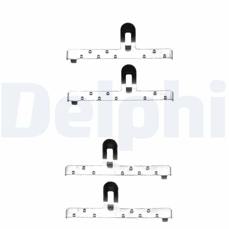 Kit accessori, Pastiglia freno - LX0071 DELPHI