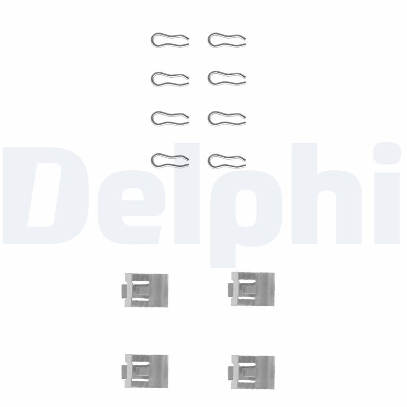 Accessory Kit, disc brake pad - LX0075 DELPHI