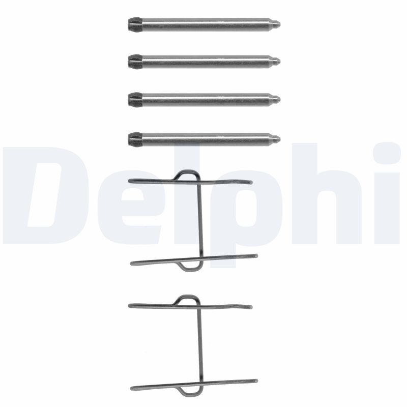 Kit accessori, Pastiglia freno - LX0081 DELPHI