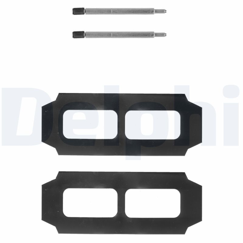 Kit accessori, Pastiglia freno - LX0104 DELPHI