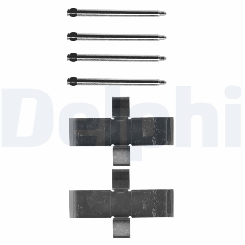 Accessory Kit, disc brake pad - LX0107 DELPHI