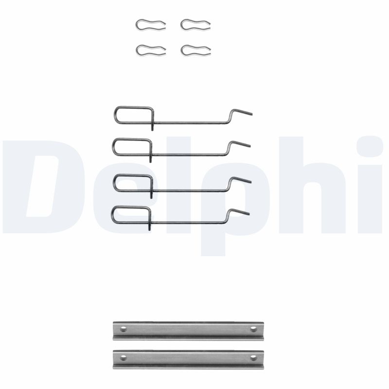 Kit accessori, Pastiglia freno - LX0113 DELPHI