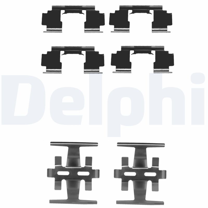Kit accessori, Pastiglia freno - LX0130 DELPHI