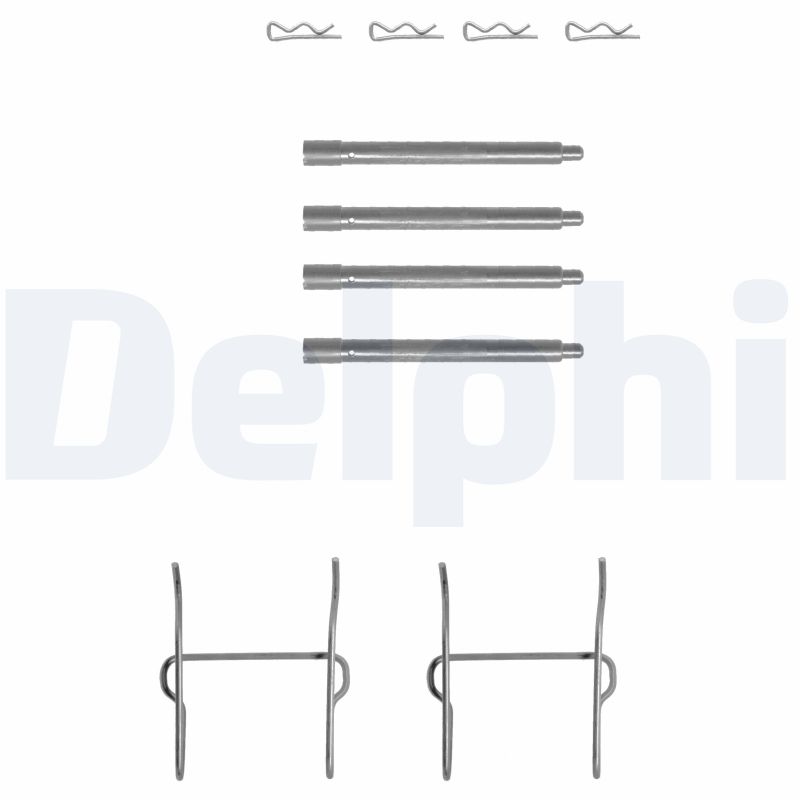 Accessory Kit, disc brake pad - LX0154 DELPHI