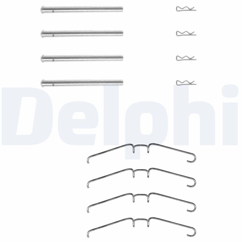 Accessory Kit, disc brake pad - LX0157 DELPHI