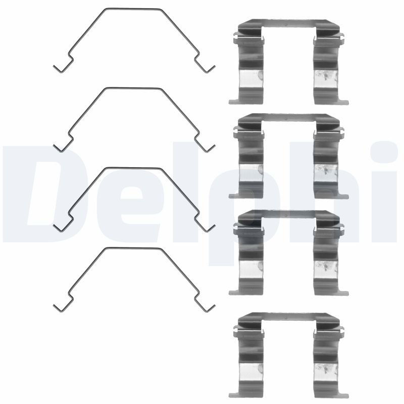 Accessory Kit, disc brake pad - LX0159 DELPHI