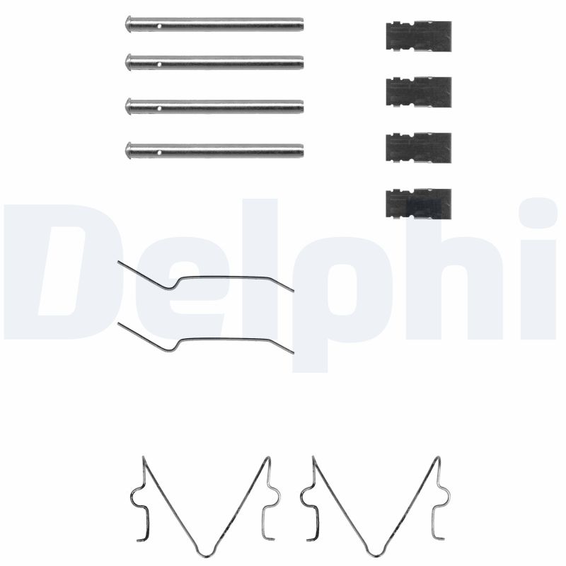 Accessory Kit, disc brake pad - LX0164 DELPHI