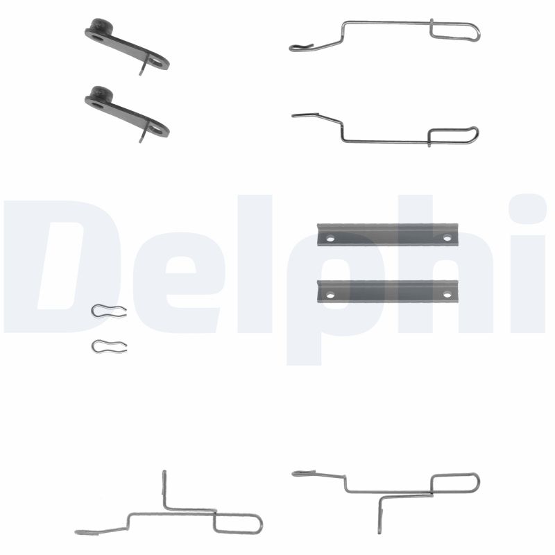 Accessory Kit, disc brake pad - LX0168 DELPHI
