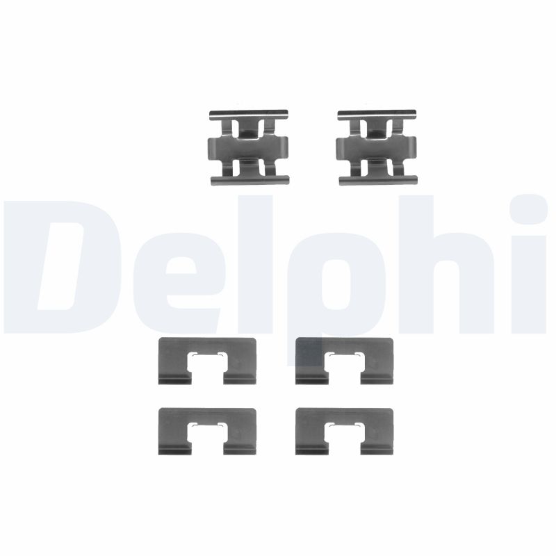 Комплектующие, колодки дискового тормоза - LX0196 DELPHI