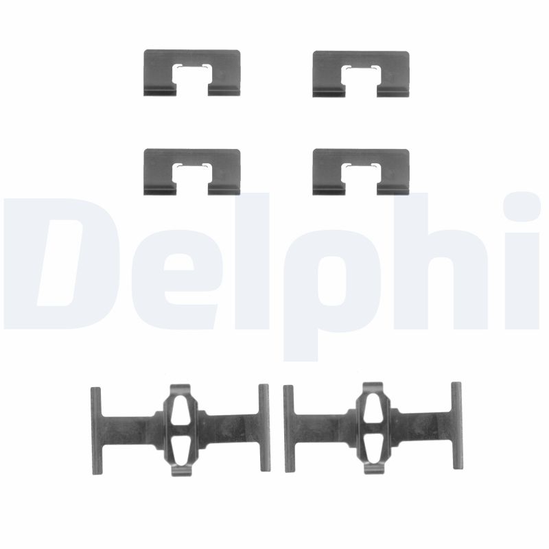 Accessory Kit, disc brake pad - LX0197 DELPHI