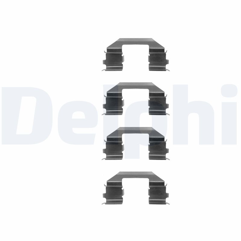 Комплектующие, колодки дискового тормоза - LX0255 DELPHI