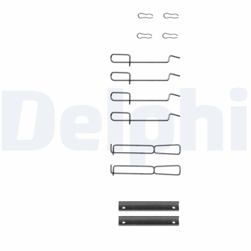 Accessory Kit, disc brake pad - LX0262 DELPHI