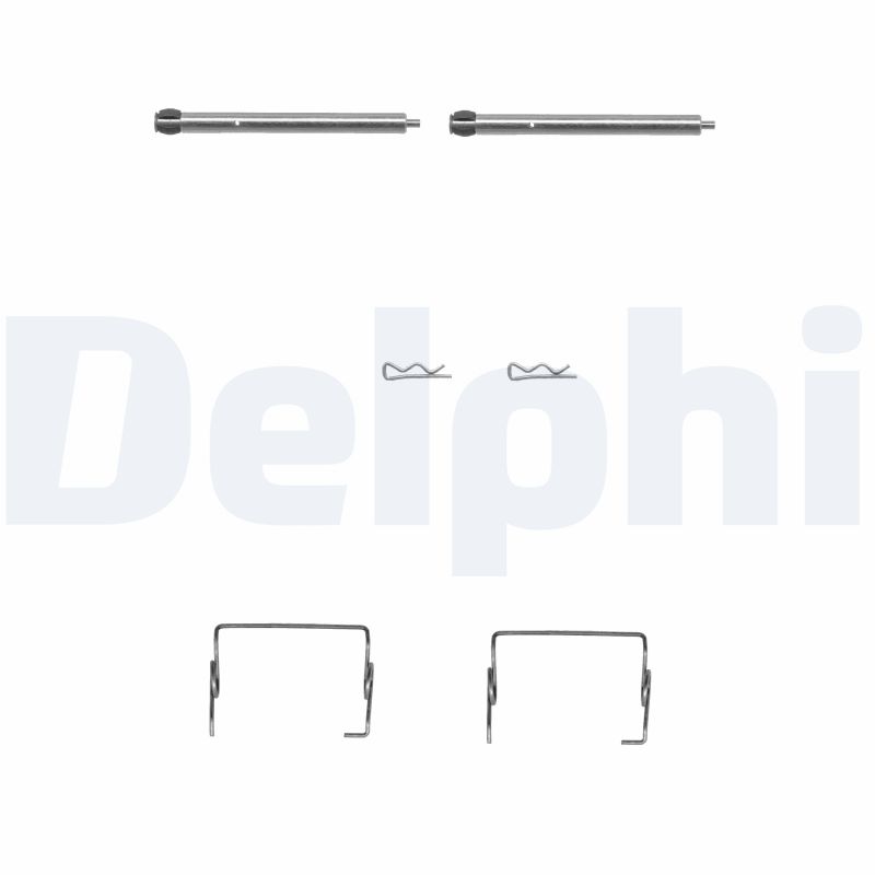 priedų komplektas, diskinių stabdžių trinkelės - LX0264 DELPHI