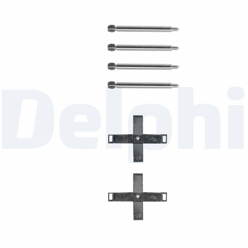 Комплектующие, колодки дискового тормоза - LX0268 DELPHI
