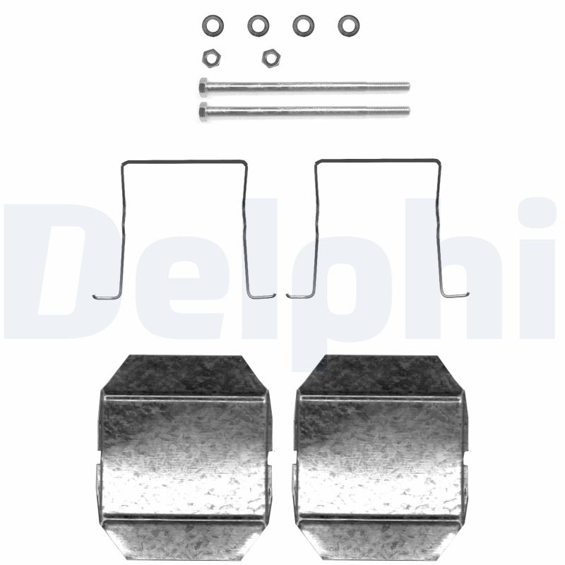 Kit accessori, Pastiglia freno - LX0338 DELPHI