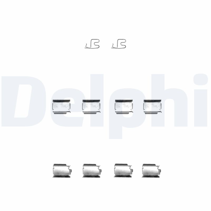 Accessory Kit, disc brake pad - LX0343 DELPHI