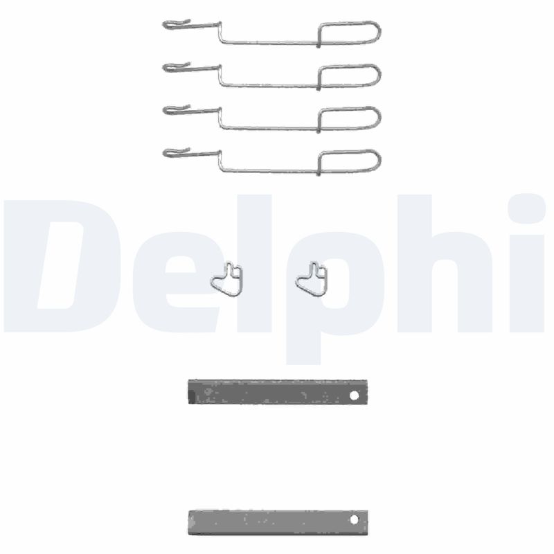 Accessory Kit, disc brake pad - LX0347 DELPHI