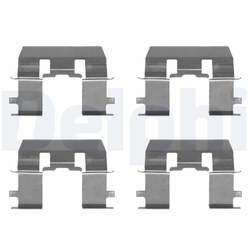Kit accessori, Pastiglia freno - LX0368 DELPHI