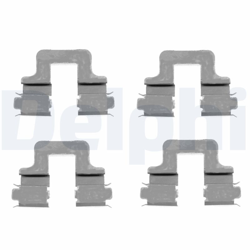 Accessory Kit, disc brake pad - LX0379 DELPHI