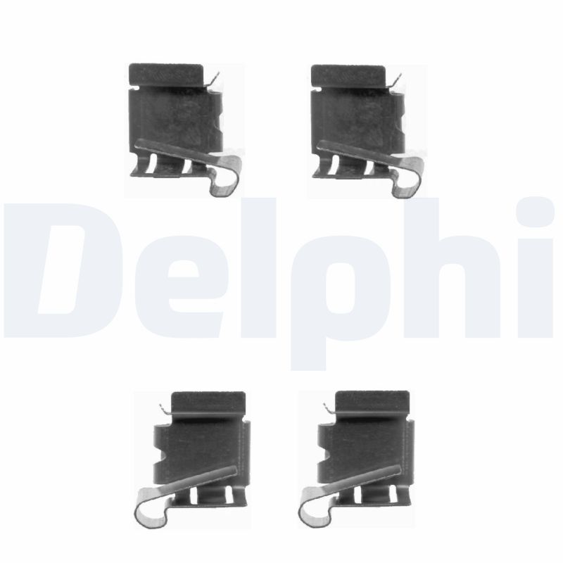 Accessory Kit, disc brake pad - LX0390 DELPHI