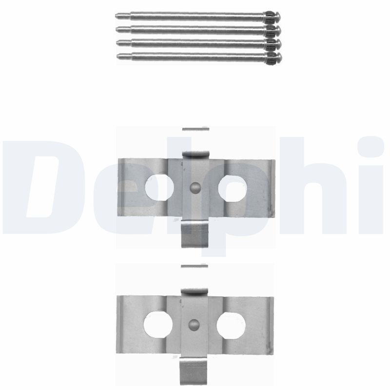 Accessory Kit, disc brake pad - LX0393 DELPHI
